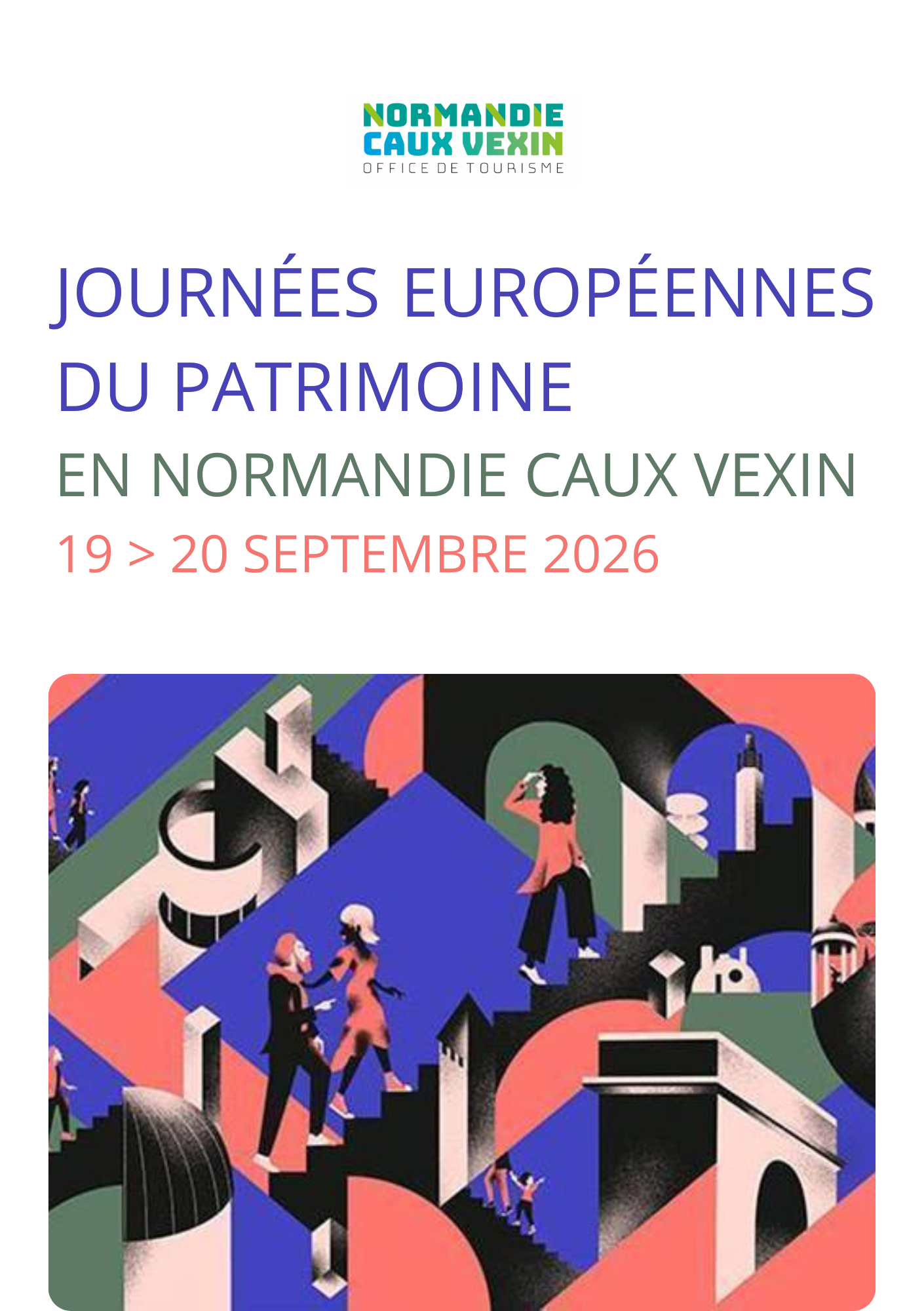 Programme des Journées Européennes du Patrimoine, Normandie Caux Vexin
