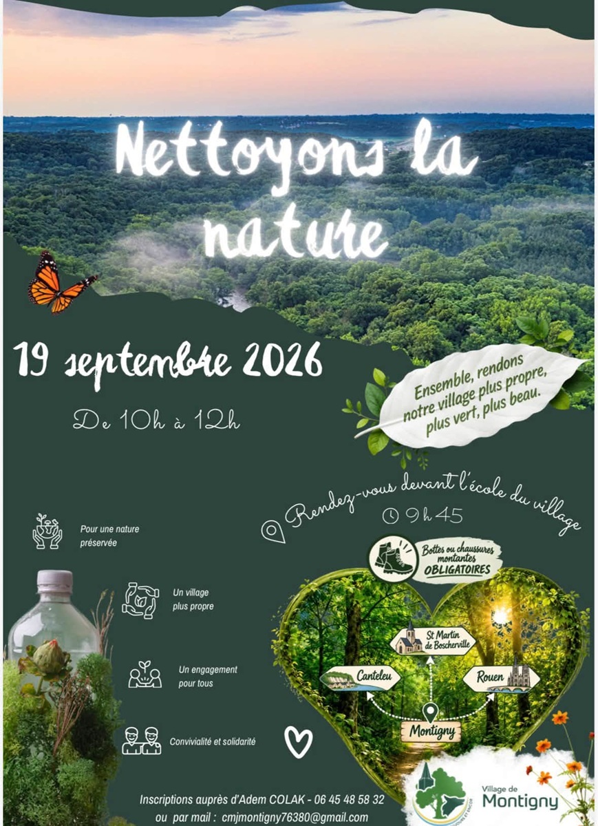 Nettoyons la Nature à Montigny 