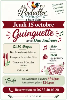 Guinguette : Duo Andrews