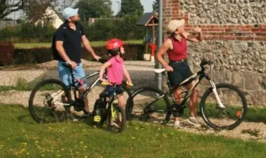 Echappée vélo en Famille entre Tiny house et SPA