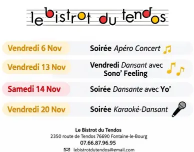 Les Soirées du Bistrot du Tendos