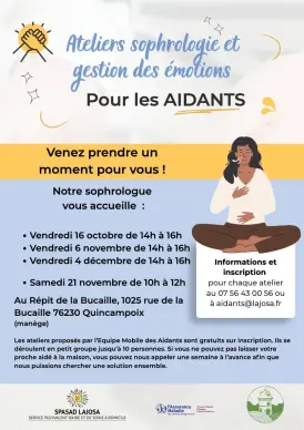 Ateliers sophrologie et gestion des émotions