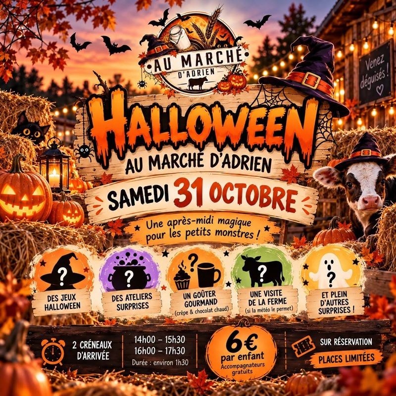 Halloween au Marché d'Adrien
