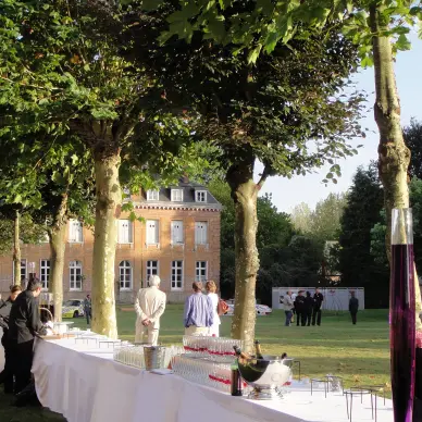 Salle de réception Le Jardin des sculptures, Château de Bois-Guilbert
