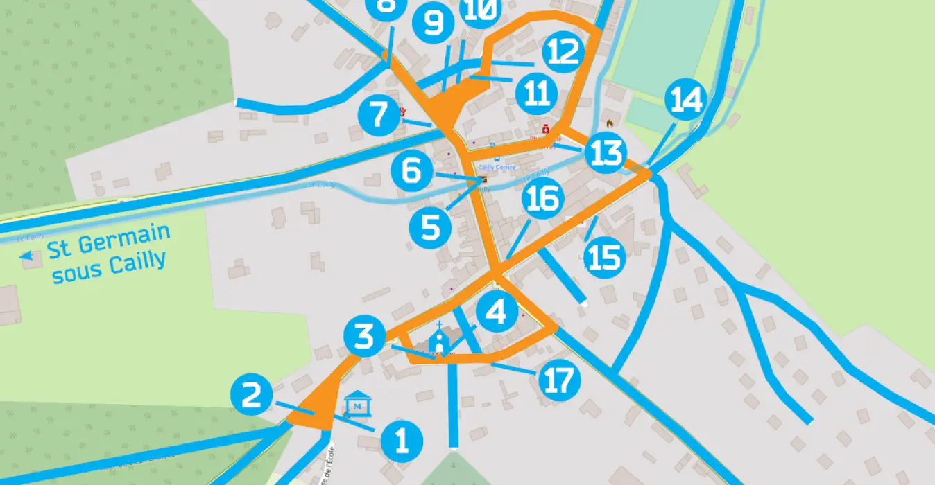 Parcours numérique histoire et patrimoine  -  Cailly
