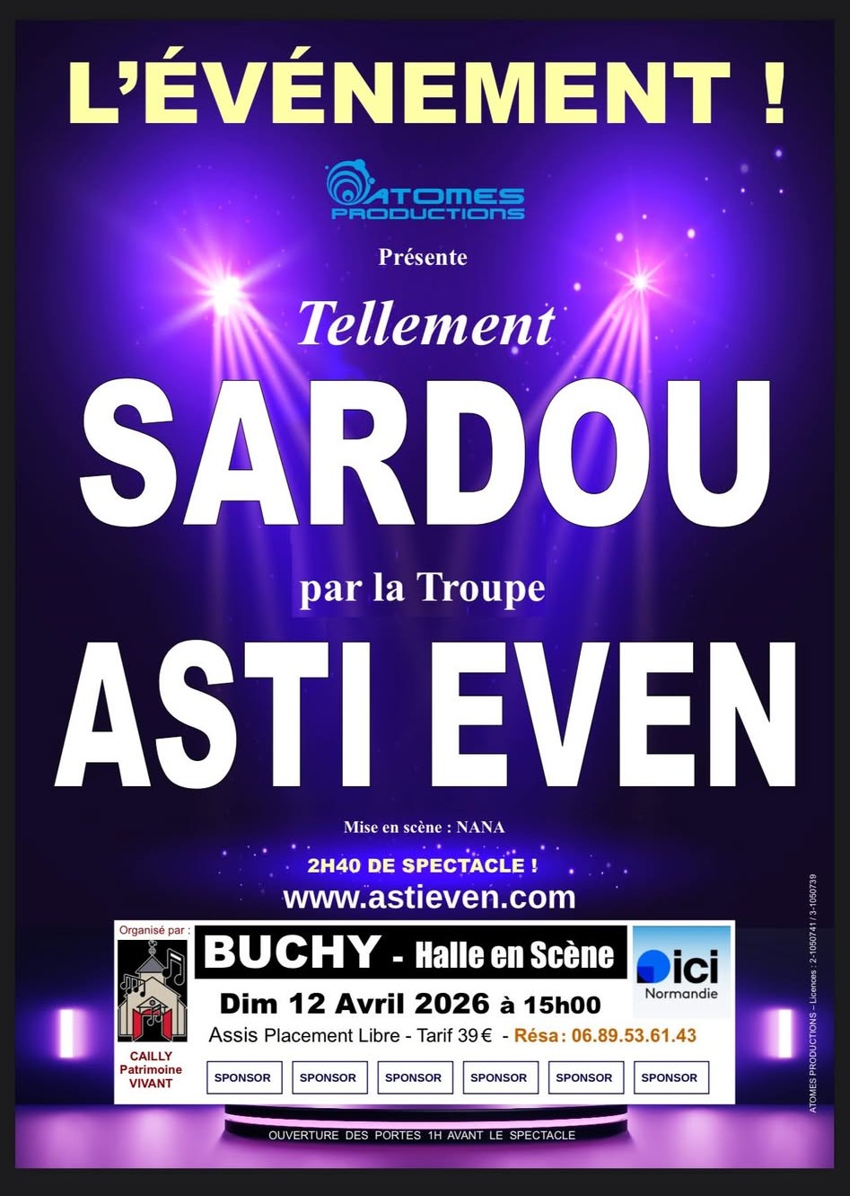 Le spectacle événement: "Tellement… SARDOU"