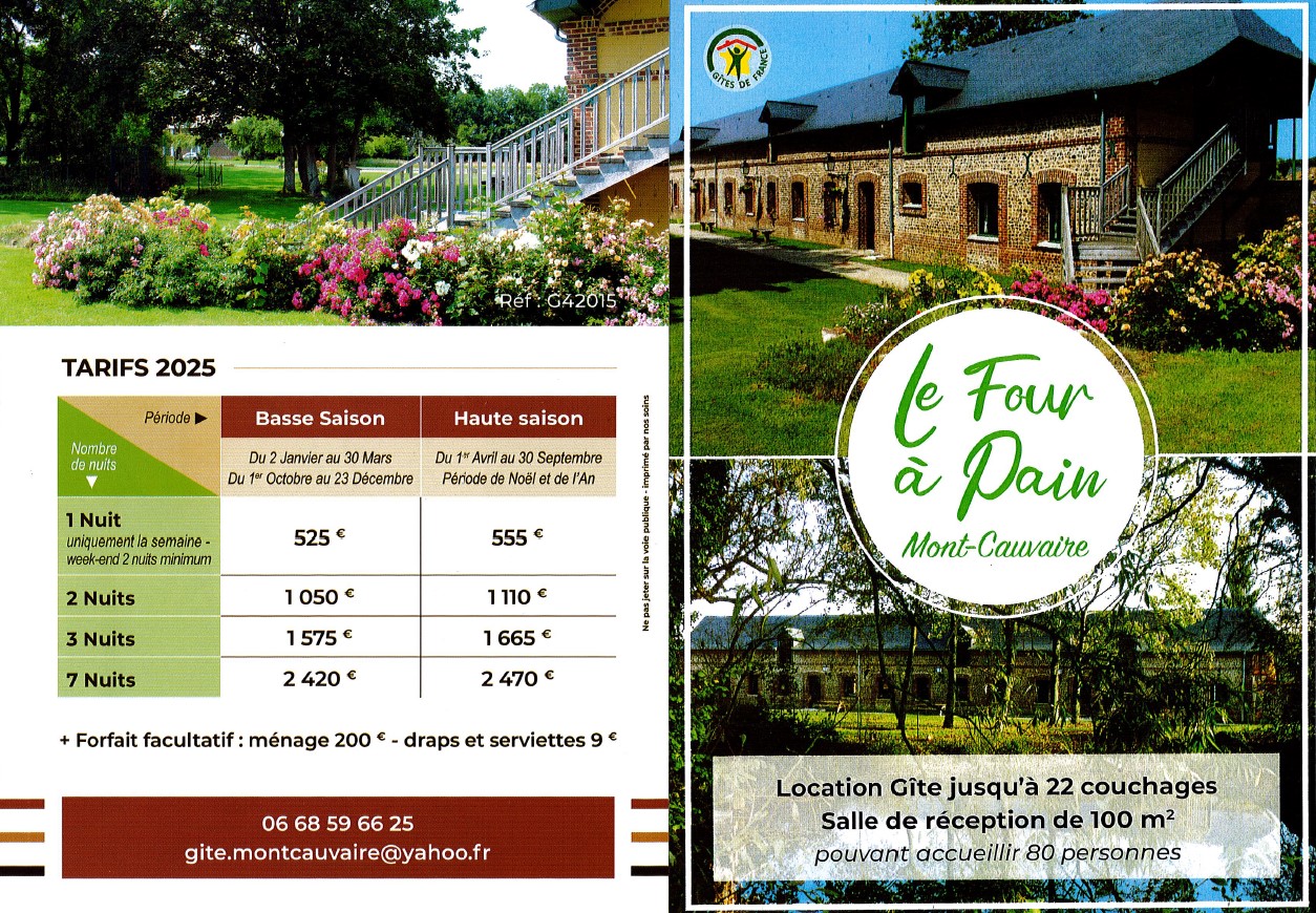 Le four à pain à Mont-Cauvaire
