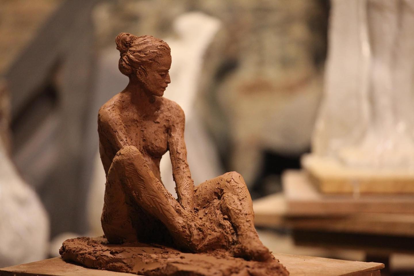 Stage de modelage 2025 au Jardin des sculptures, Château de Bois-Guilbert
