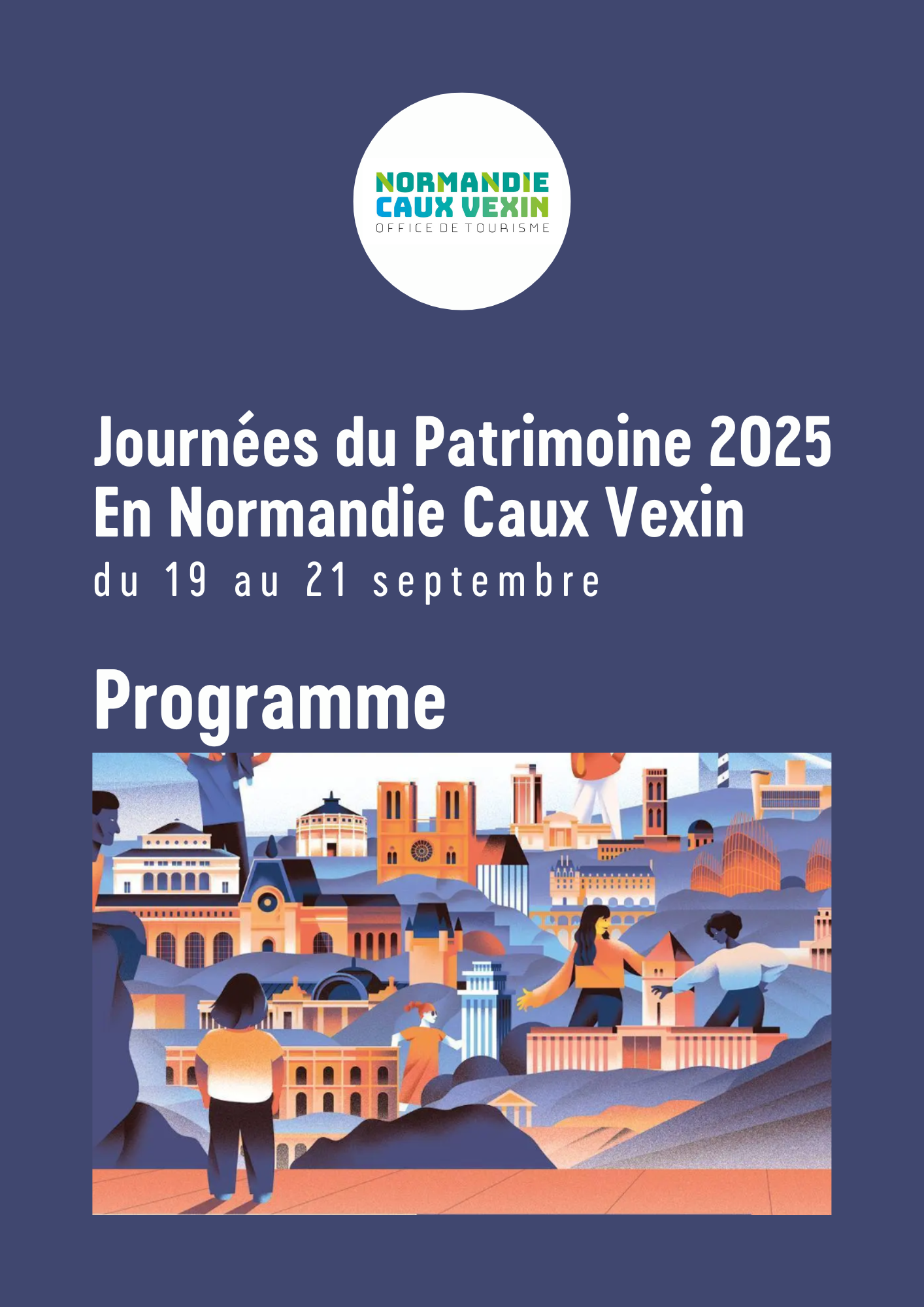 Programme des Journées Européennes du Patrimoine 2025 en Normandie Caux Vexin
