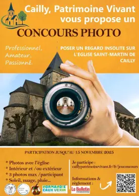 Concours photos Cailly Patrimoine vivant