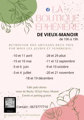 Boutique éphémère de Vieux-Manoir