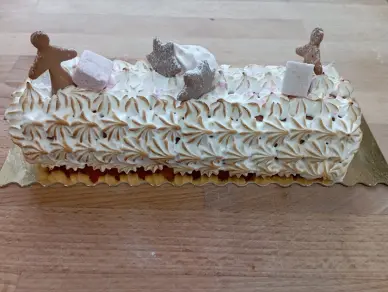 Atelier Bûche de Noël citron-framboise meringuée
