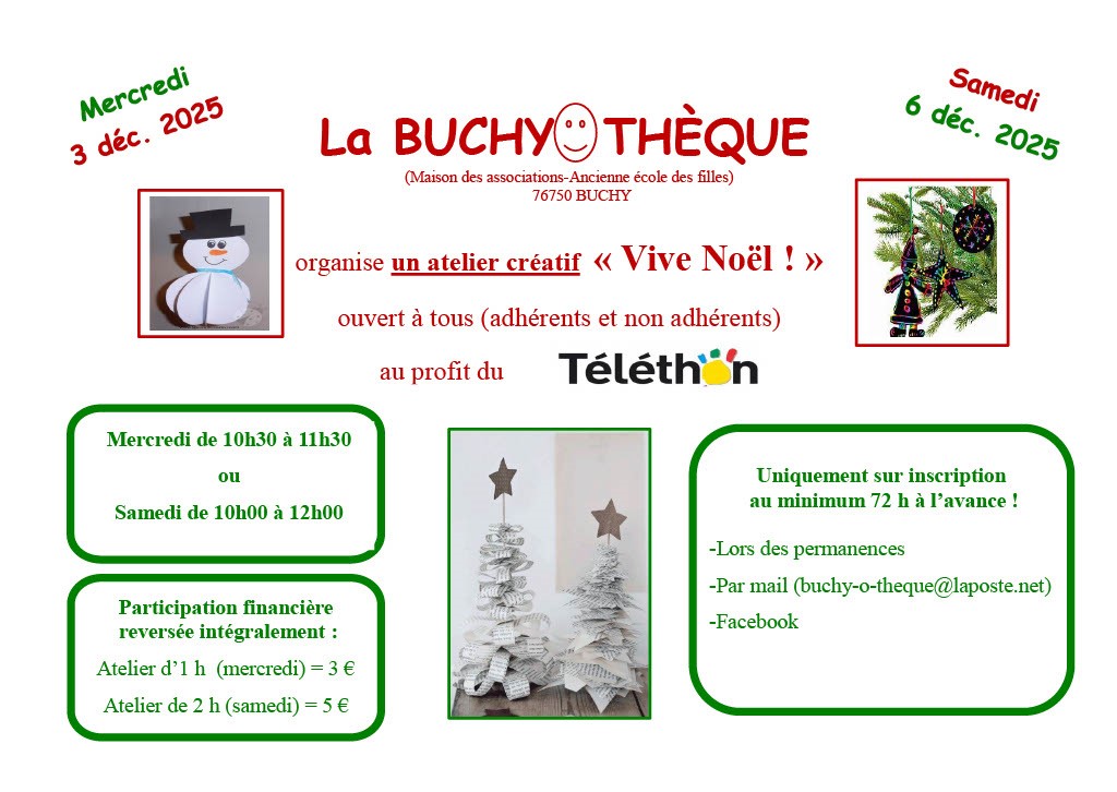 Ateliers de la BuchyOthèque 
