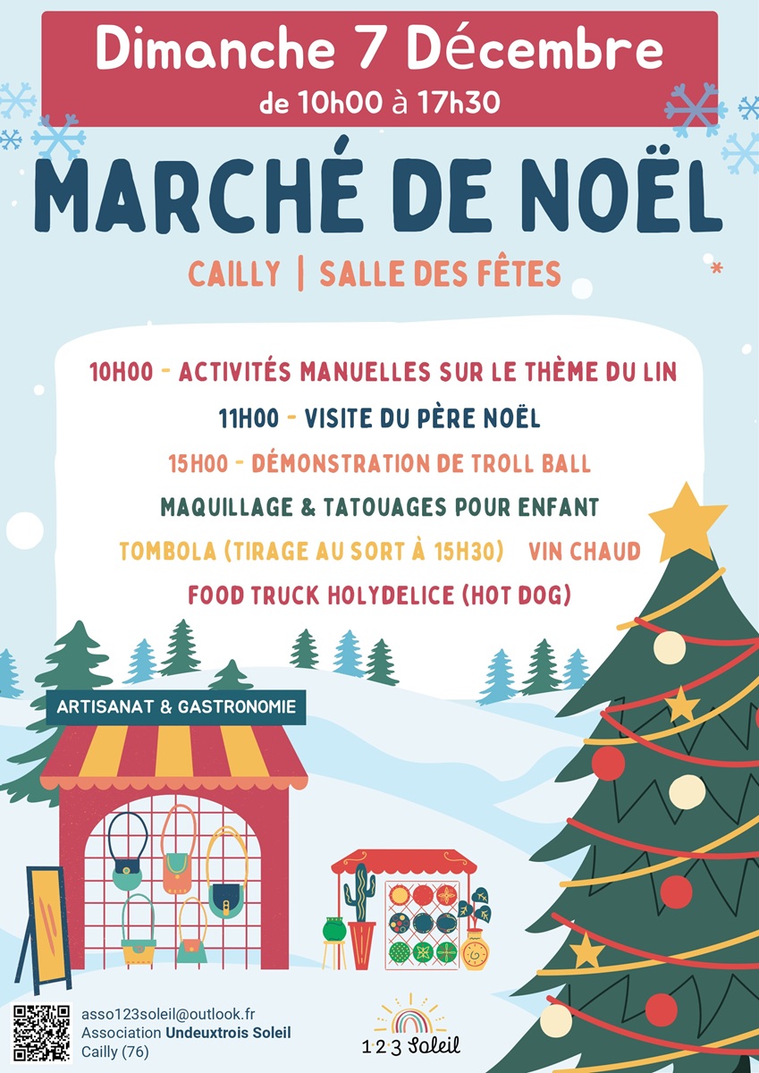 Marché de Noël de Cailly par 123 Soleil