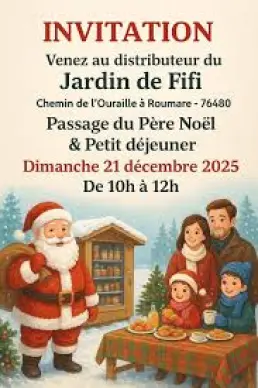 Passage du Père Noël à Roumare