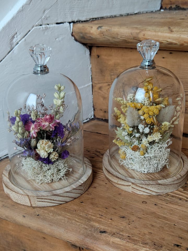 Atelier cloche fleurie