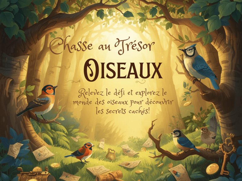 Chasse aux trésors Oiseaux 
