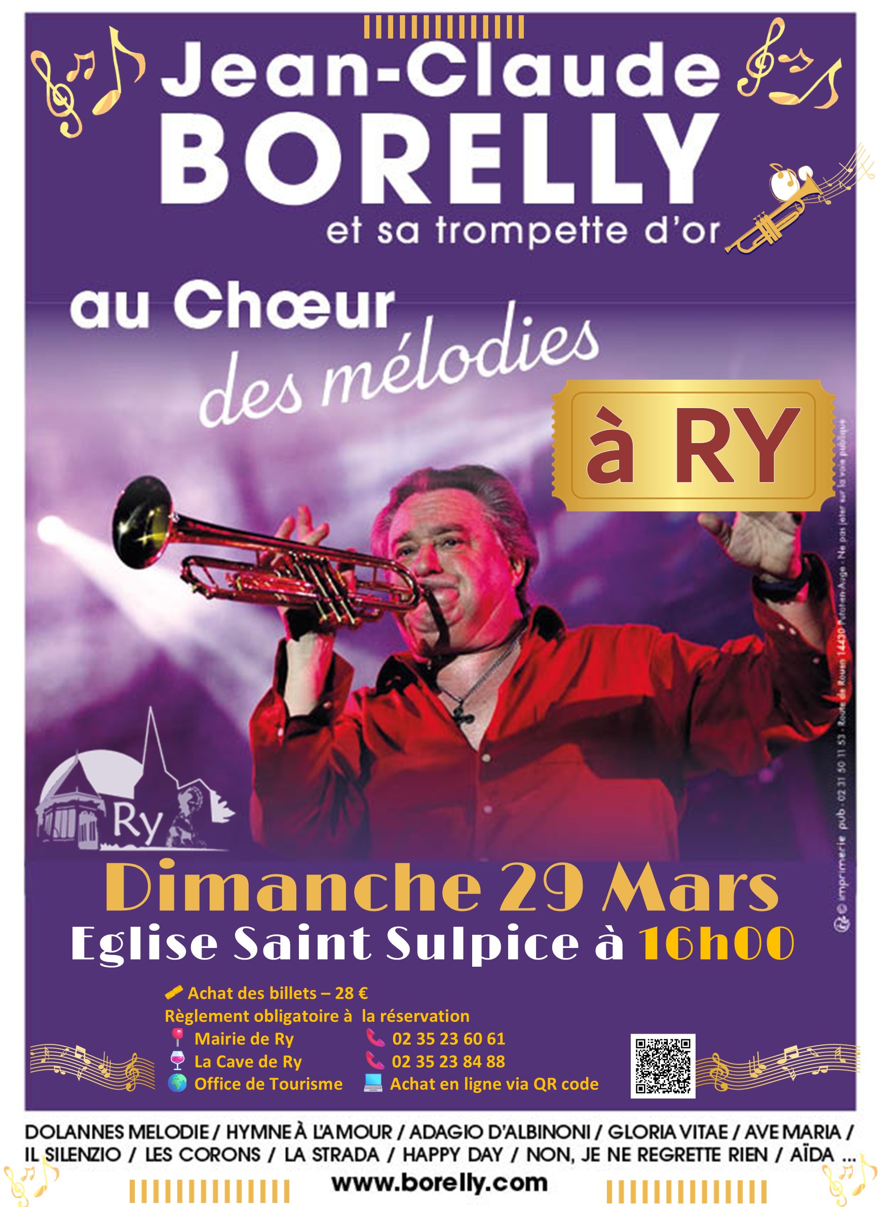 Concert de Jean-Claude Borelly