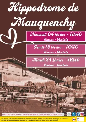 Courses hippiques à l'hippodrome de Mauquenchy