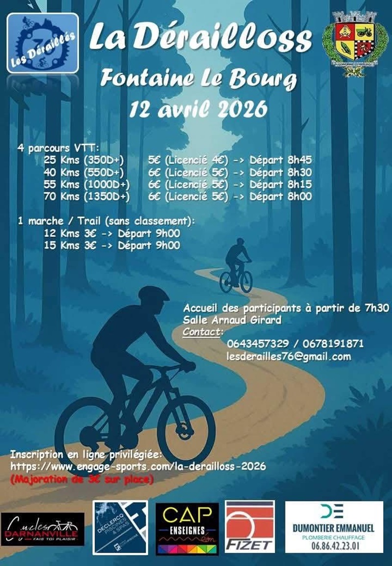 La Dérailloss : Course VTT et trail