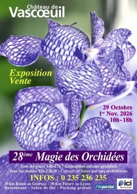28e Magie des Orchidées au Château de Vascoeuil