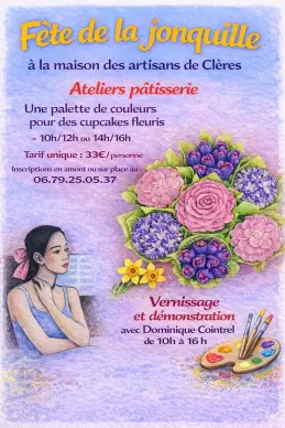 Exposition de Dominique Cointrel et ateliers cupcake
