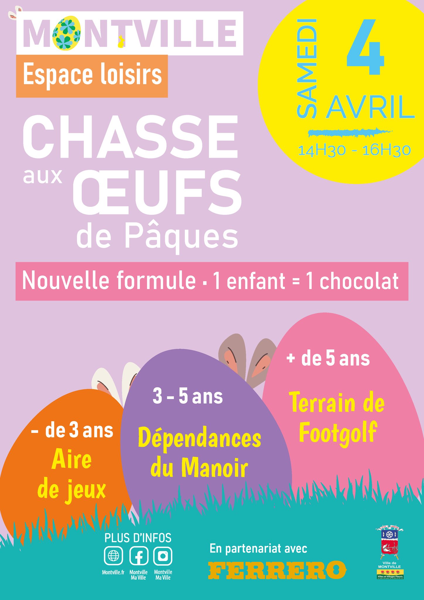 Chasse aux Oeufs de Pâques à Montville