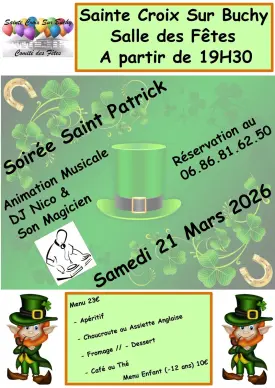 Soirée Saint Patrick