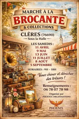Marché à la brocante et collections