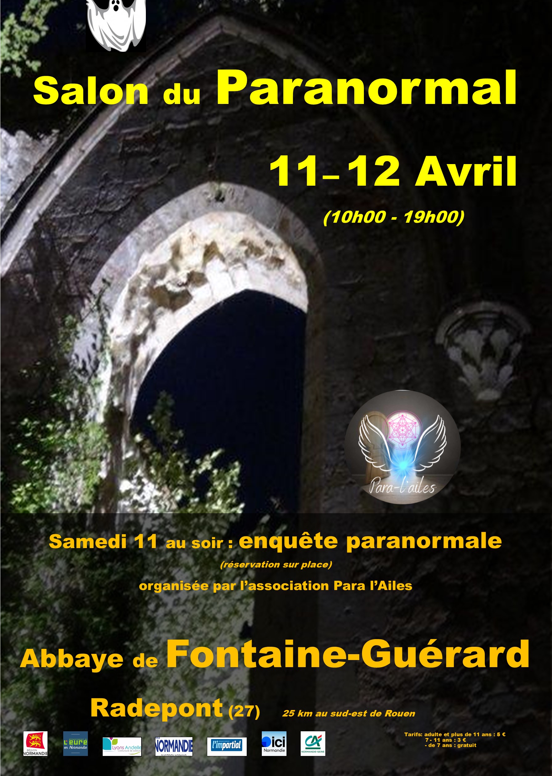 Salon du paranormal à l'Abbaye Fontaine Guérard