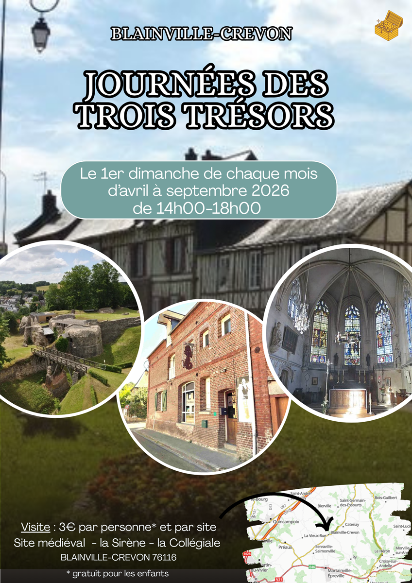 Visites guidées "Les Trois trésors de Blainville"