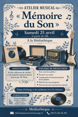 Atelier musical “Mémoire du Son”