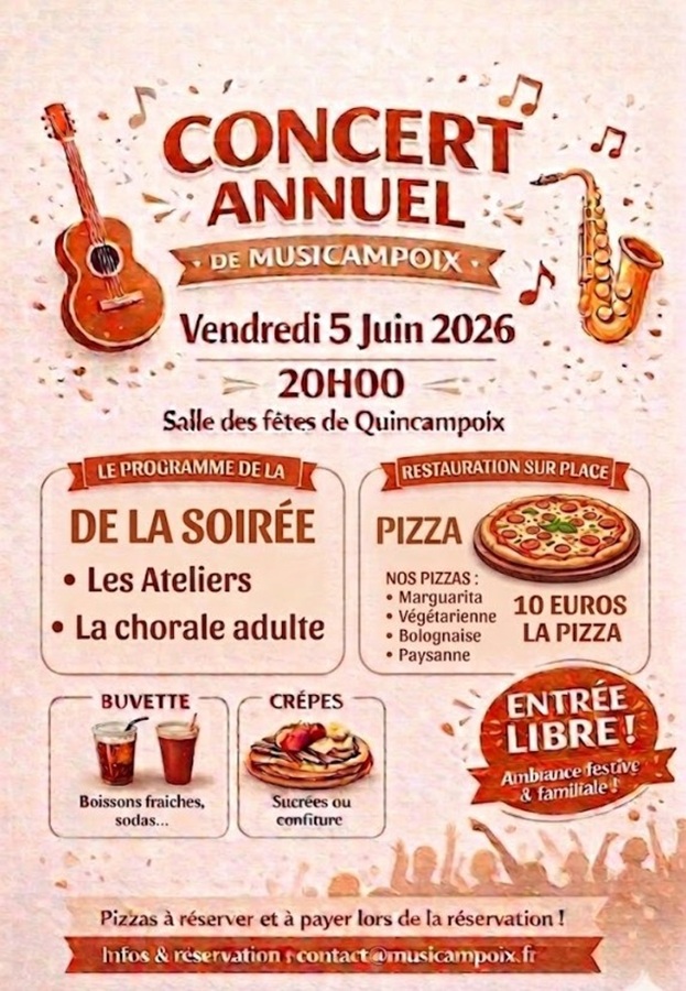 Concert annuel - Musicampoix
