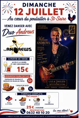 Soirée dansante : Duo Andrews