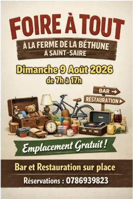 Foire à tout à la ferme