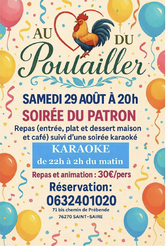 Soirée Karaoké : soirée du patron