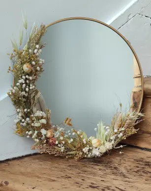 Atelier Grand miroir fleuri
