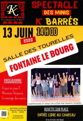 Spectacle des minis K'Barrés