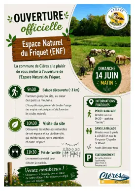 Ouverture de l'espace naturel du Friquet