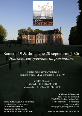 Les Journées Européennes du Patrimoine - Saison culturelle du Bosmelet