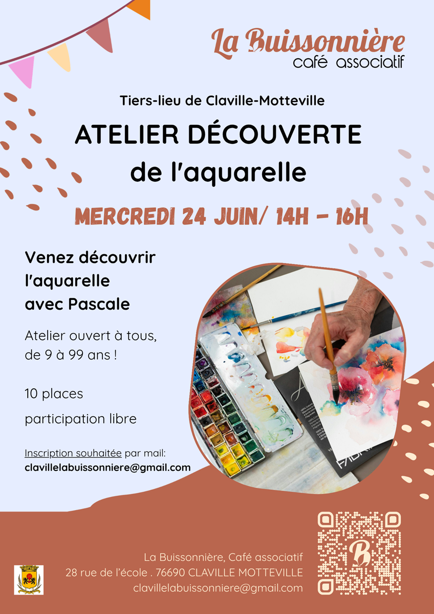 Atelier aquarelle à La Bussonière