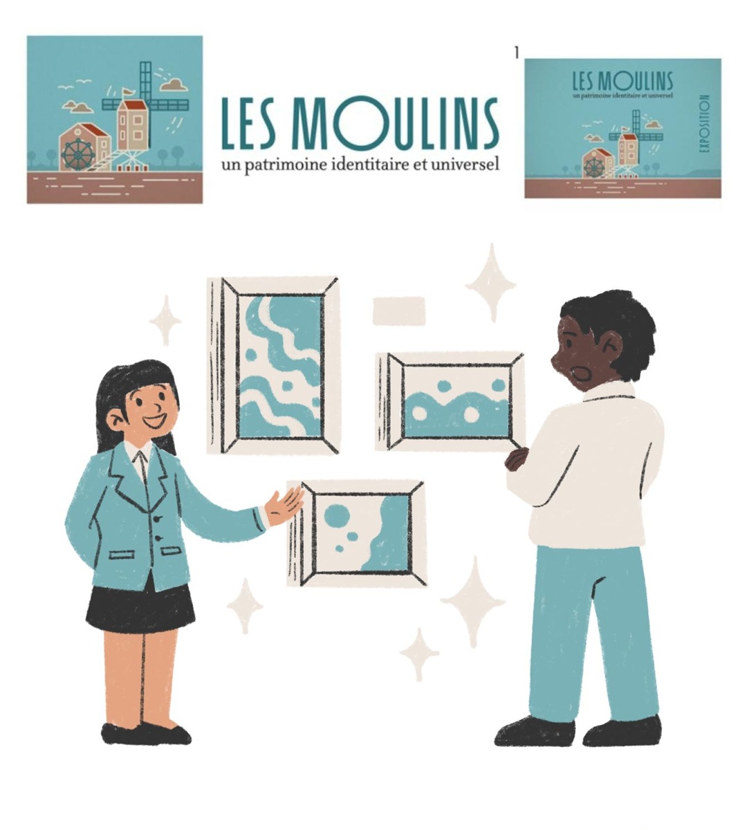 Exposition "Les moulins, un patrimoine identitiare et universel"
