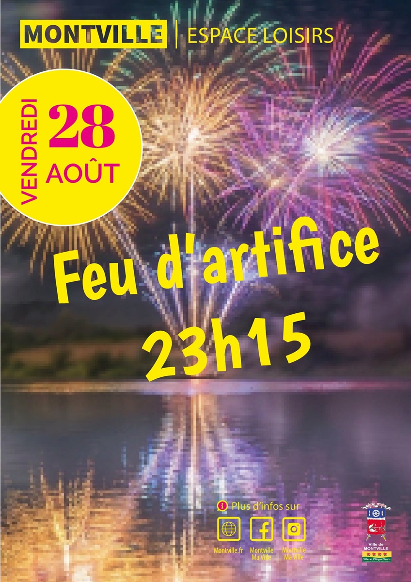 Feu d'artifice à Montville 