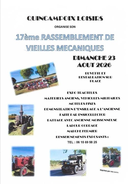 17ème rassemblement de vieilles mécaniques