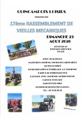17ème rassemblement de vieilles mécaniques