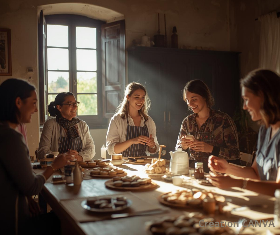 Atelier macarons avec la Forêt des Macarons.