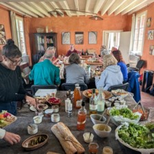 déjeuner paysan à la ferme