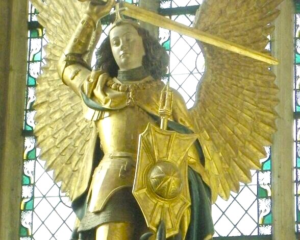 Archange St Michel en or